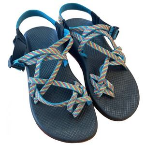 Chaco Yampa ZX2 Fiesta Rainbow Double Adjustable Strap Sandal Womens Size 8